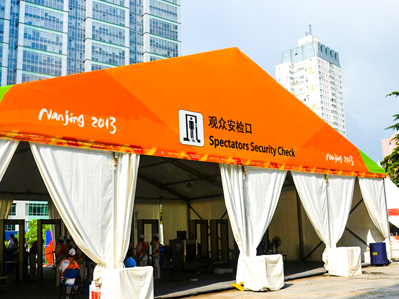 What safety issues should be paid attention to when using movable tents?