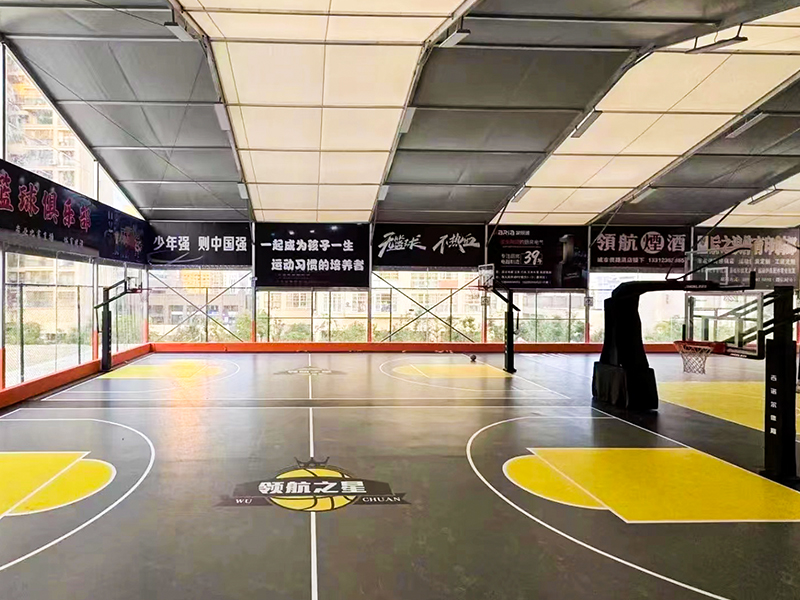 Have you ever played basketball on the top floor? What's it like to have a basketball court on the roof? 