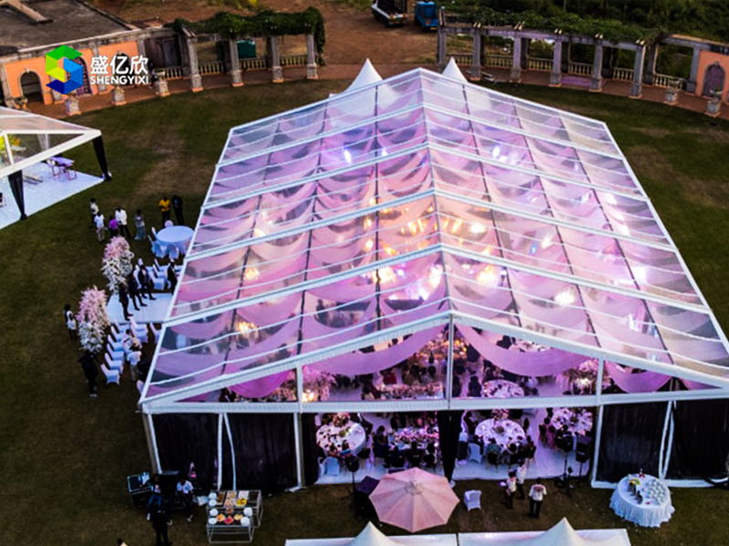 Introduction to the structure of glass tents