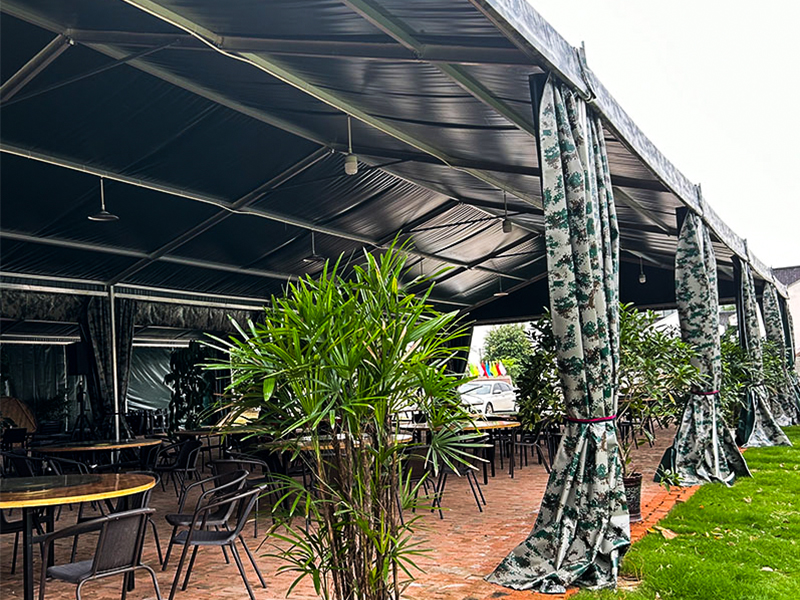 Outdoor real-life CS camouflage aluminum alloy tent, no need to worry about the weather