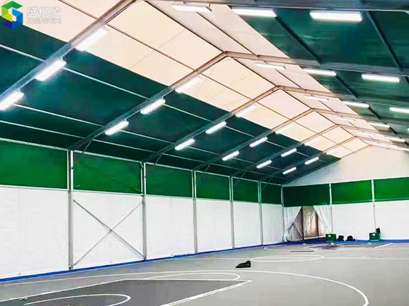 Sports tents are suitable for temporary outdoor and indoor sports venues.