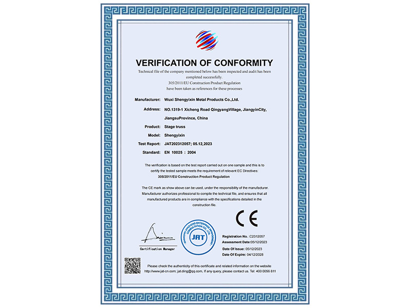 CE Certificate