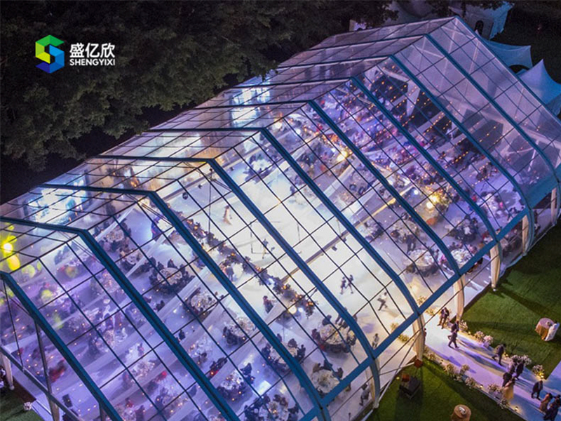 glass tent