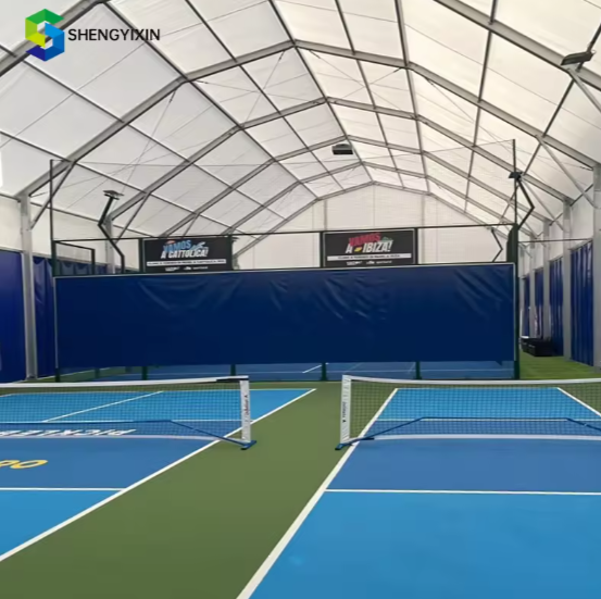 Tennis court tent